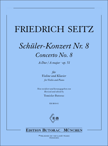 Cover - Friedrich Seitz, Concerto No. 8 op. 51